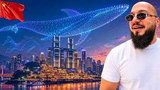 China Does Everything Better - Incredible Drone Show Over Raffles City & Hongyadong, Chongqing 🇨🇳