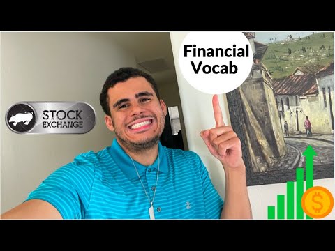 Financial Vocabulary: Part 1