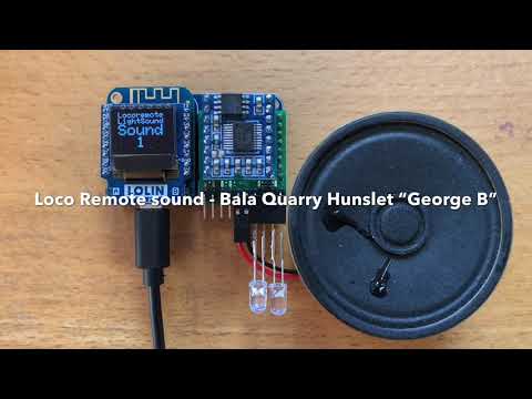 Loco Remote sound - Bala Lake Railway Quarry Hunslet “George B”