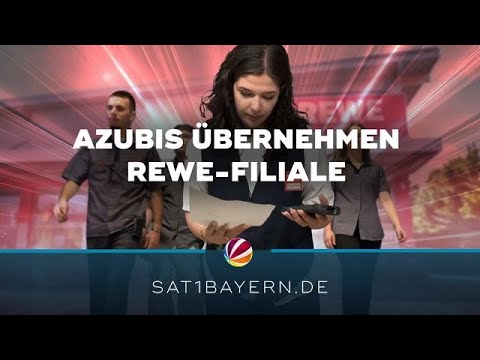 Für eine Woche Chef: Azubis leiten REWE-Filiale