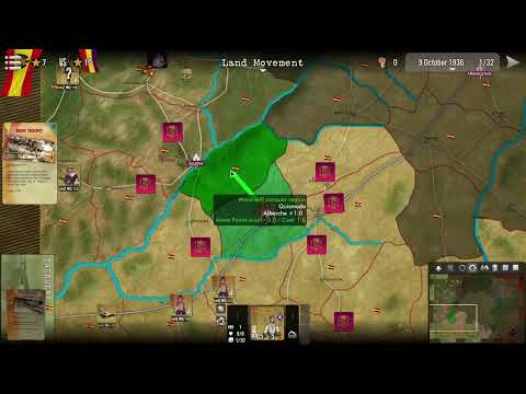 SGS Battle for Madrid Tutorial - 9 - Land Movement