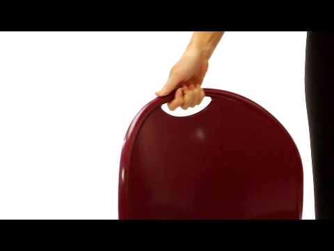 Flash Furniture 880 lb. Capacity Black High Density Ultra Compact Stack Chair