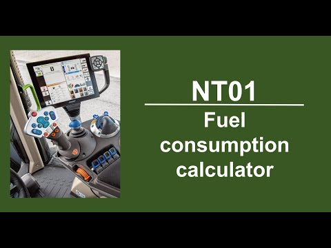 NT01 Fuel consumption calculator