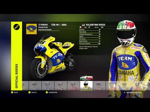 Valentino Rossi The Game All Vehicles/Riders/Tracks/Events
