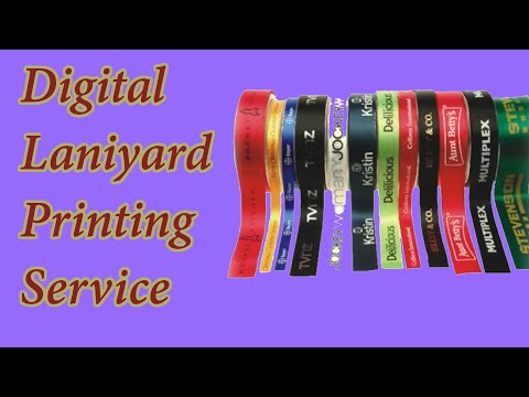 20mm digital printed laniyard with dog hook
