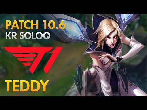 T1 Teddy - Bot Lane: Kai'Sa vs Aphelios - KDA 18/2/7