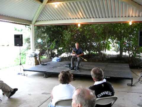 michael vignoles playing his uilleann pipes at pittsburgh irish fest 2011