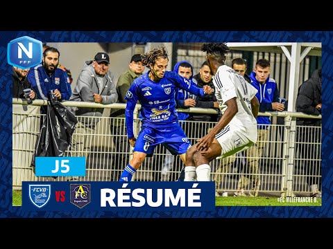J5 I FC Villefranche B. - Aubagne FC (0-1), le résumé I National FFF 2024-2025