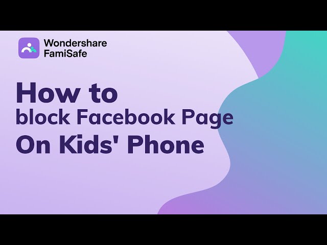 Sperren einer Facebook-Seite auf dem Handy mit der FamiSafe Kindersicherungs-App