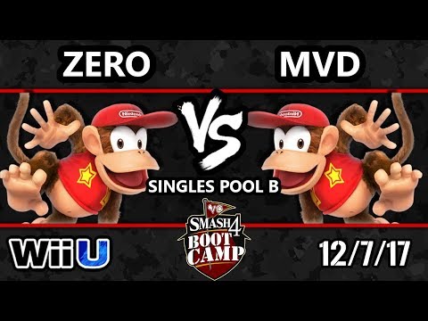S4BC Smash 4 - PG | MVD (Diddy Kong) vs TSM | Zero (Diddy Kong) - WiiU Pools