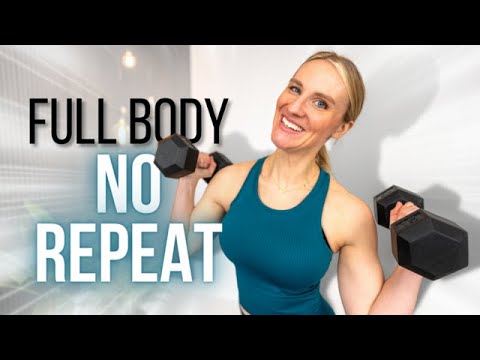 30-min NO REPEAT Strength Training | FULL BODY SUPERSETS