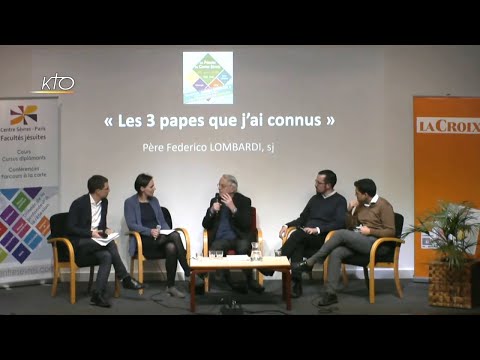 Père Federico Lombardi, sj.. : « Les 3 papes que j’ai connus »