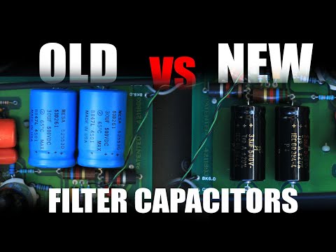 OLD -vs- NEW Filter Capacitors | IS THERE A DIFFERENCE?