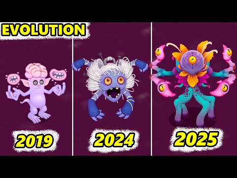 Psychic Island Evolution 2019-2025 (My Singing Monsters)