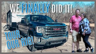 SURPRISE - We FINALLY bought a camper! Come tour our 2016 Keystone Springdale Summerland 2820BH