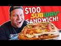 $100 Subway Sandwich CHALLENGE!