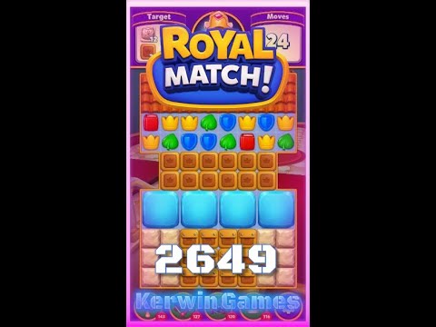 Royal Match Level 2649 - Super Hard Level - No Boosters Gameplay