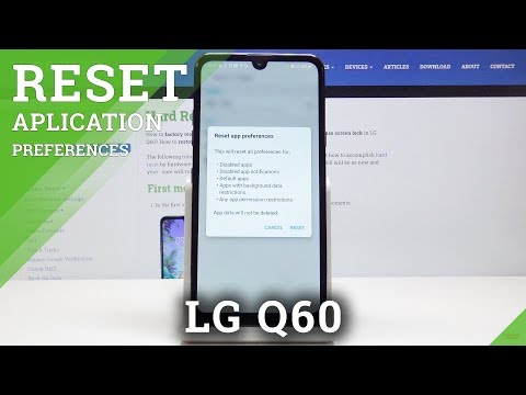 How to Reset App Preferences in LG Q60 – Erase Applications Data