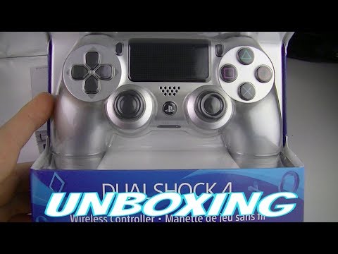 PS4 SILVER DUALSHOCK 4 UNBOXING