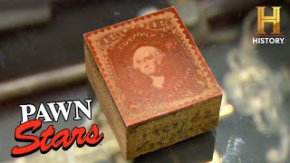 Pawn Stars: ANTIQUE George Washington Stamp is a Fake?! (Season 3)