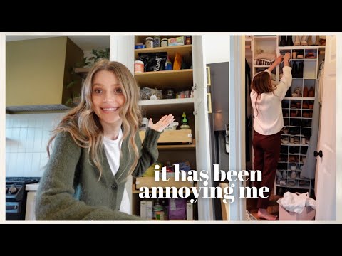 VLOG: declutter and organize with me (finally getting to all the areas I have been avoiding!)