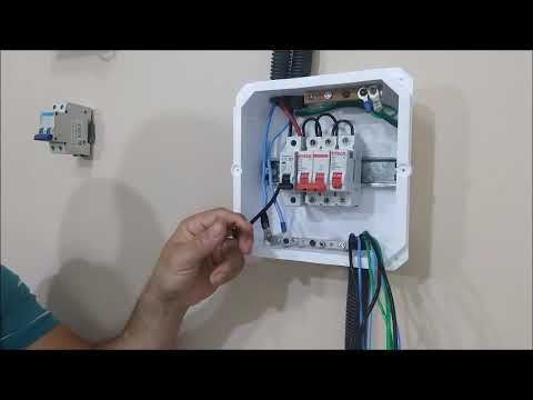 Como montar quadro de energia 127V Monofásico simples e barato.
