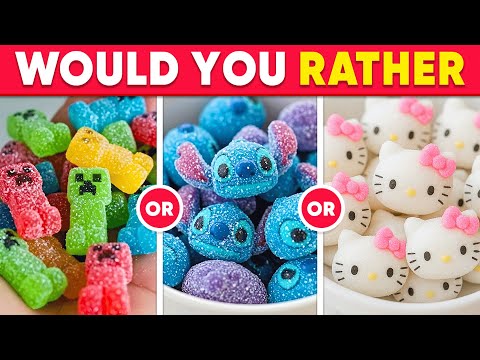 Would You Rather - ULTIMATE Candy & Sweets Edition 🍬🍧🥞 Quiz Galaxy
