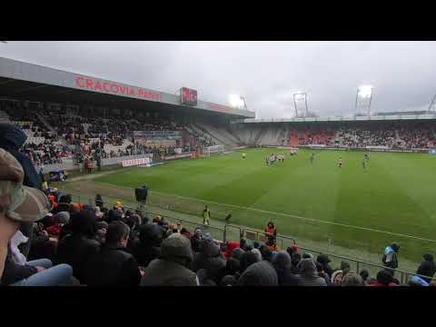 Cracovia Kraków - Widzew Łódź 1-1. Gol dla Widzewa (Kreuzriegler 90+4, k.)