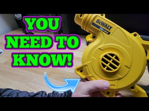 What You Need To Know About This DeWALT 20V Jobsite Blower!