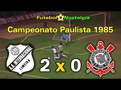 Inter de Limeira 2 x 0 Corinthians - 11-09-1985 (Campeonato Paulista)