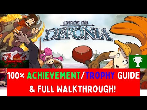Chaos On Deponia - 100% Achievement/Trophy Guide & Full Walkthrough!
