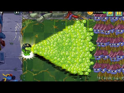 PvZ 2 100 Plants Vs 100 Zombies - All Plants level 1 Vs Castlehead Zombie - Who will win?