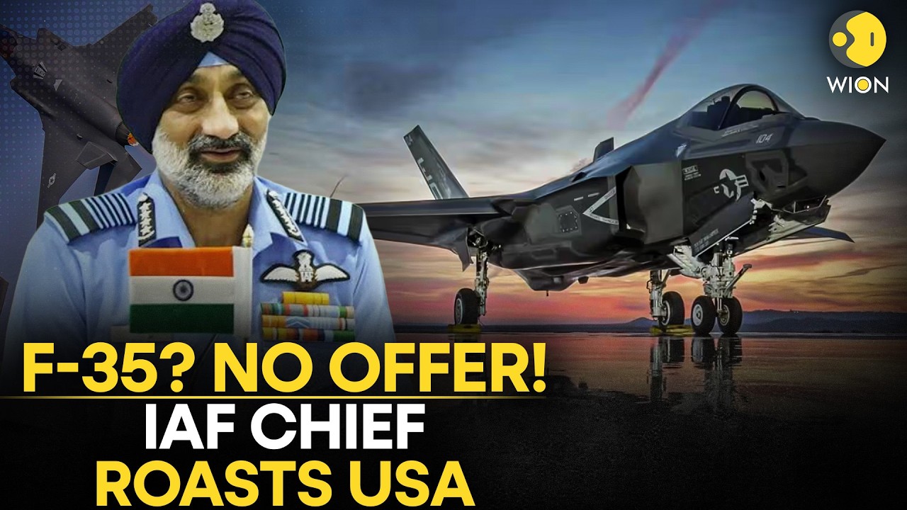 F-35 Offer Reality EXPOSED | IAF Chief's Savage Reply To America Goes Viral | WION Originals