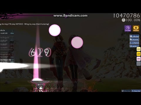 HD DT SS #1 KOTOKO - Wing my way [Hard-Jumping] He Ang CTB