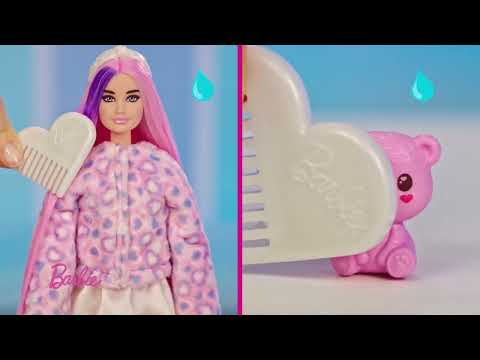 BARBIE „Cutie Reveal“ rinkinys, marškinėlių serija – liūtė video