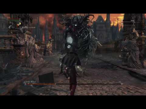 My first Souls boss experience (only it's Bloodborne)