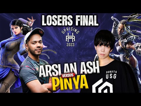 Arslan Ash (Zafina) VS Pinya (Raven) | Losers Final | Uprising Korea 2023 | #tekken