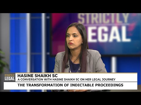 Strictly Legal with Rondell A. Donawa Ep.85 -  A Conversation with Hasine Shaikh SC and AJIPAA