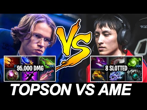 TOPSON vs AME Epic TI8 Rematch? 95,000 Damage Burst vs Refresher Monkey