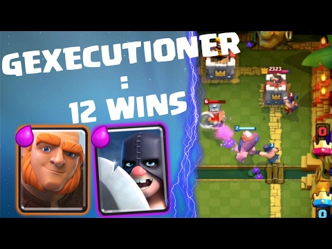 GIANT & EXECUTIONER 12 WIN DECK | GRAND CHALLENGE | CLASH ROYALE