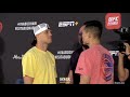 Brian Ortega vs. Korean Zombie Weigh-In Staredown - MMA Fighting
