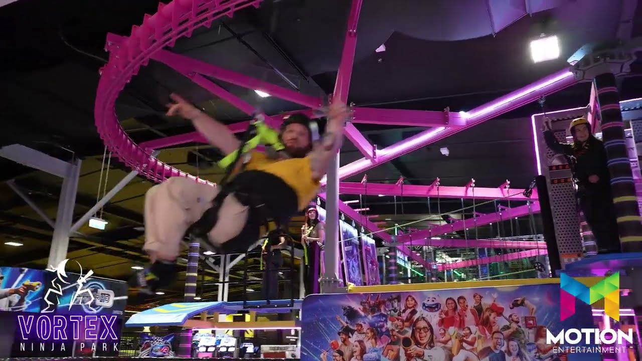 Race simulators and VR games at Motion Entertainment.