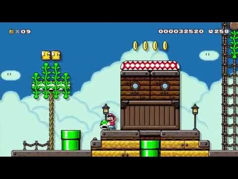 Super Mario Maker - Random Level - [Yo!] Tricky Treetop Town by Tee - No Commentary 1AB