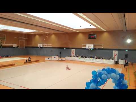 Oana Bran - TK Hannover - RSG Landesmeisterschaft Niedersachsen 2014 - 1. Platz