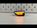 LED dynamické smerovky - Dacia Duster / Sandero / Logan (2012->) dymové - Video Youtube