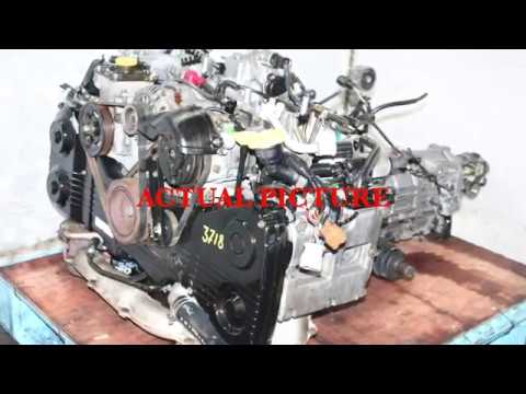 SUBARU WRX 2002-2005 JDM EJ20 2.0L DOHC ENGINE MANUAL AWD TRANSMISSION: video still