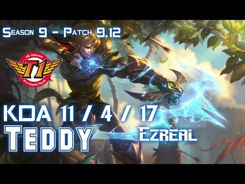 SKT T1 Teddy EZREAL vs SONA ADC - Patch 9.12 KR Ranked