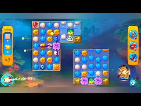 Fishdom,10403 level,no Booster - 10403 уровень, прохождение без бустеров.