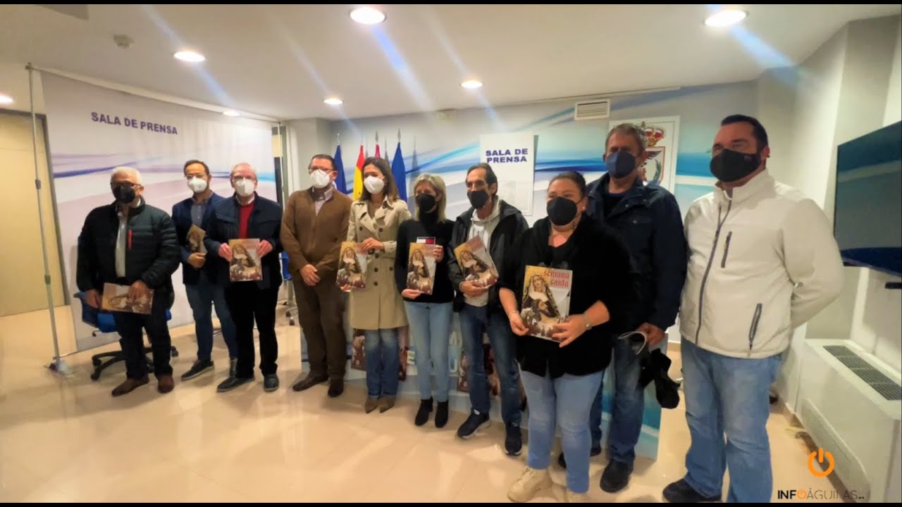 Presentado el libro de la Semana Santa de Águilas 2022