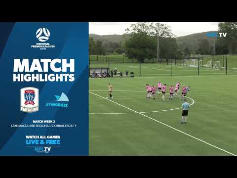 NPL NSW Women's Round 3 Highlights – Emerging Jets v Illawarra Stingrays